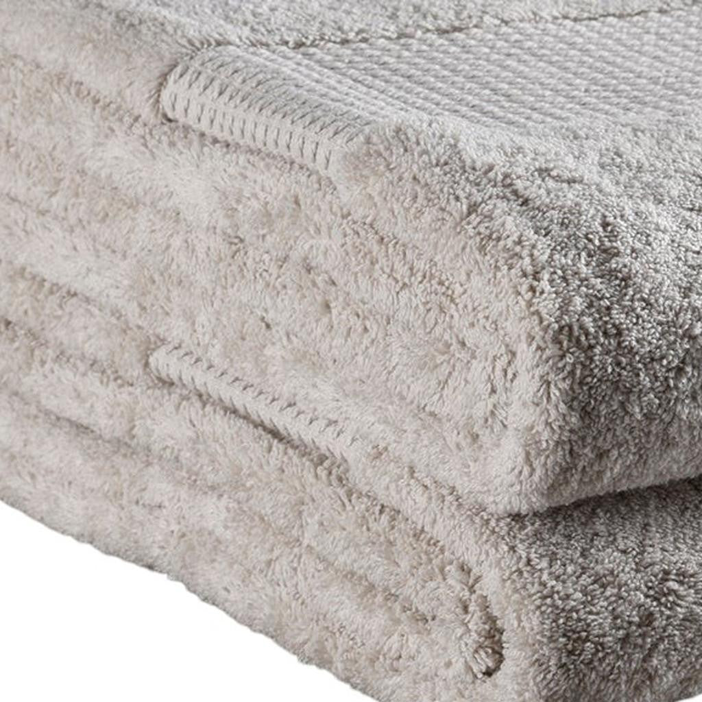 Beige Cotton 36" X 72" Quick Dry Terry Cloth Bath Sheet