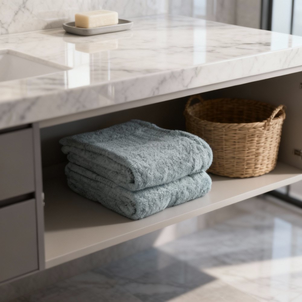 Set of Two White Cotton 30" X 54" Quick Dry Terry Cloth Bath Towels