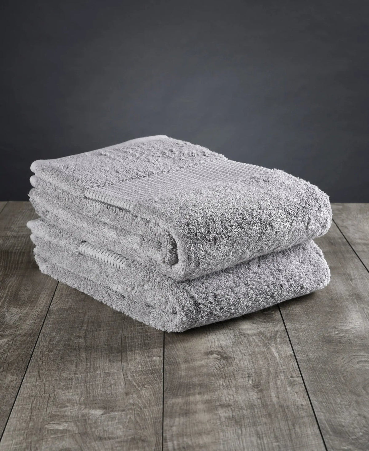 Light Gray Cotton 36" X 72" Quick Dry Terry Cloth Bath Sheet