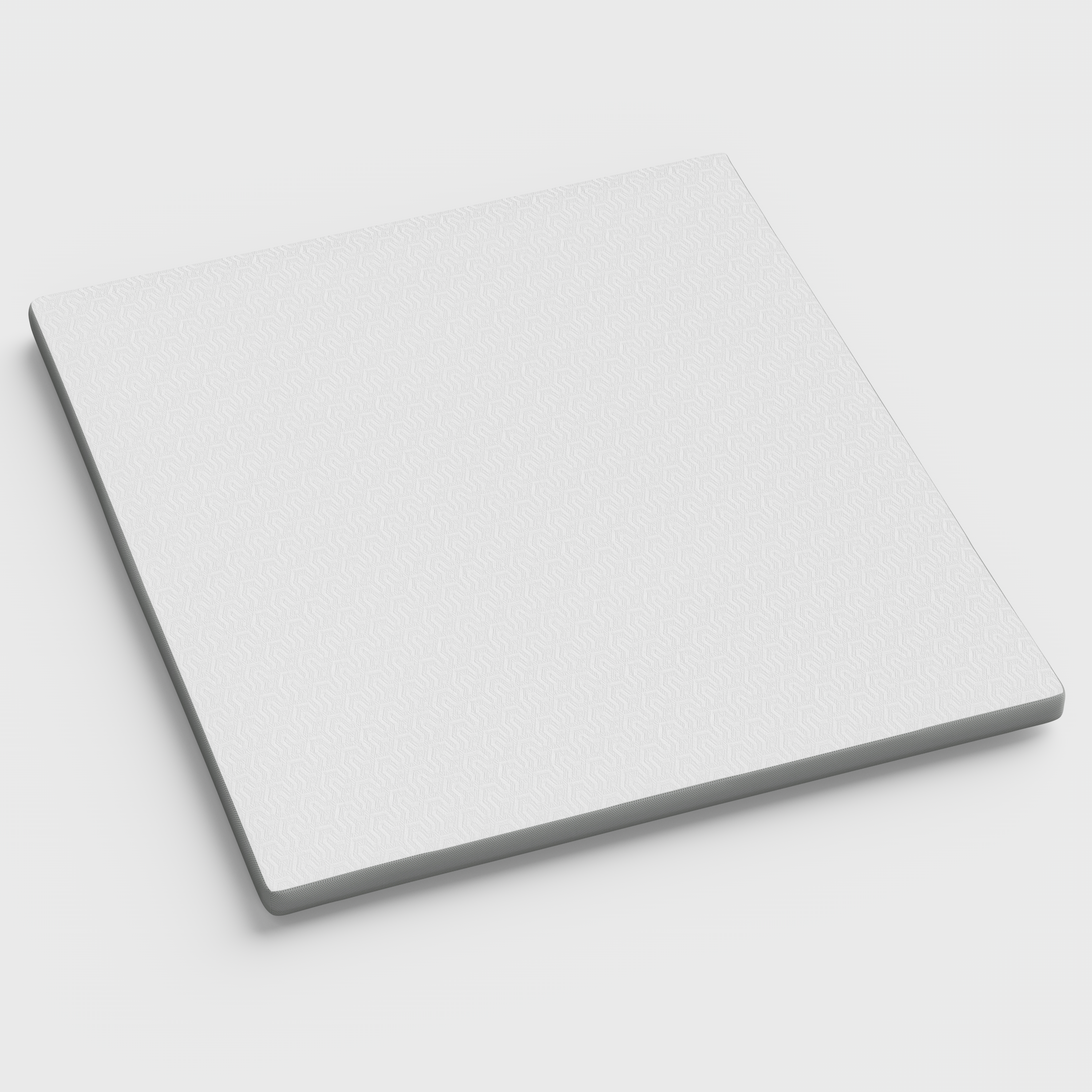 3" White Gel Memory Foam King Mattress Topper