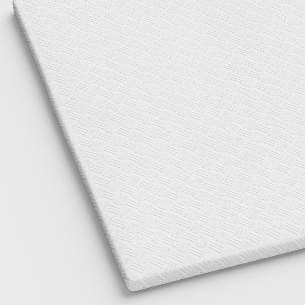 4" White Memory Foam Twin Mattress Topper
