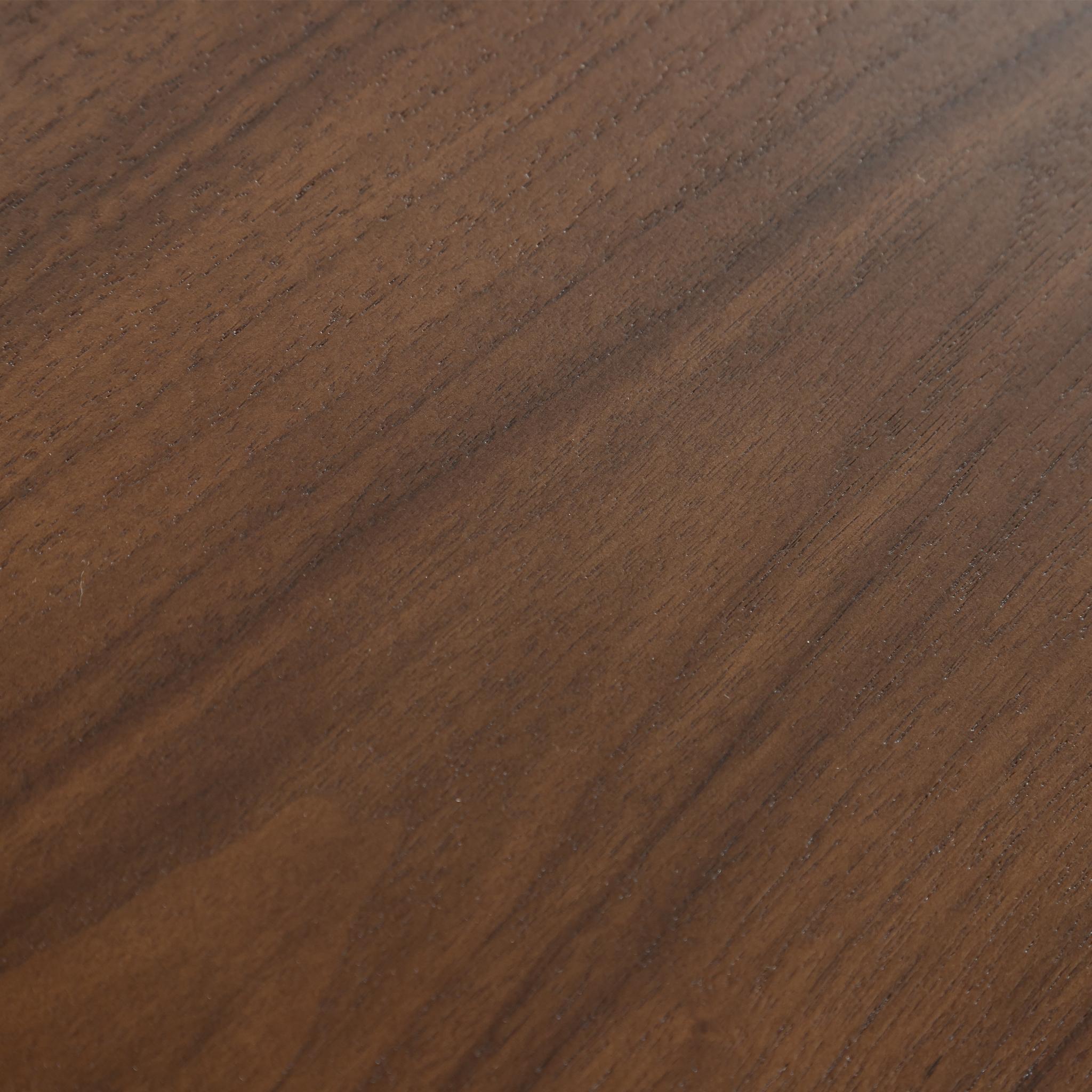 59" Brown Solid Wood Round Top Dining Table