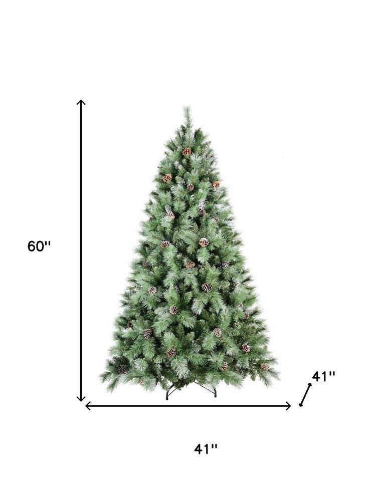 5' Full Pine Christmas Tree With Decorations