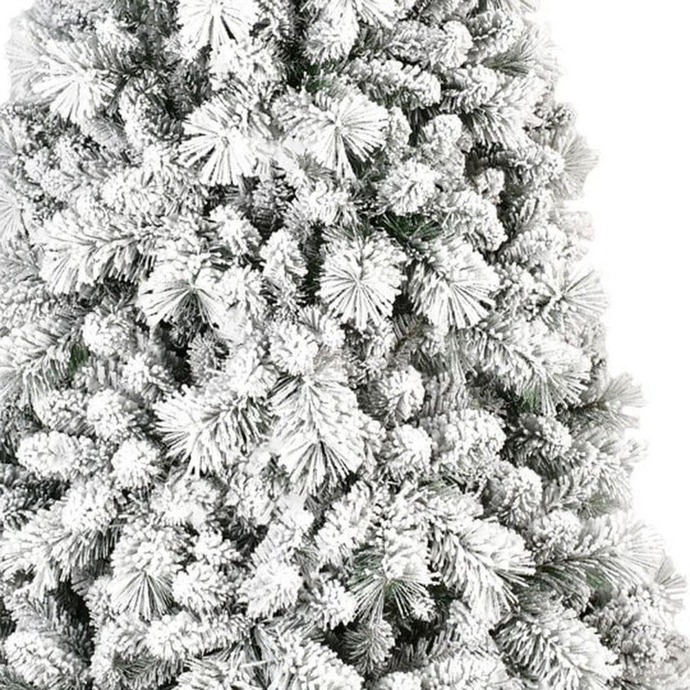 6' Full Flocked Pine Christmas Tree