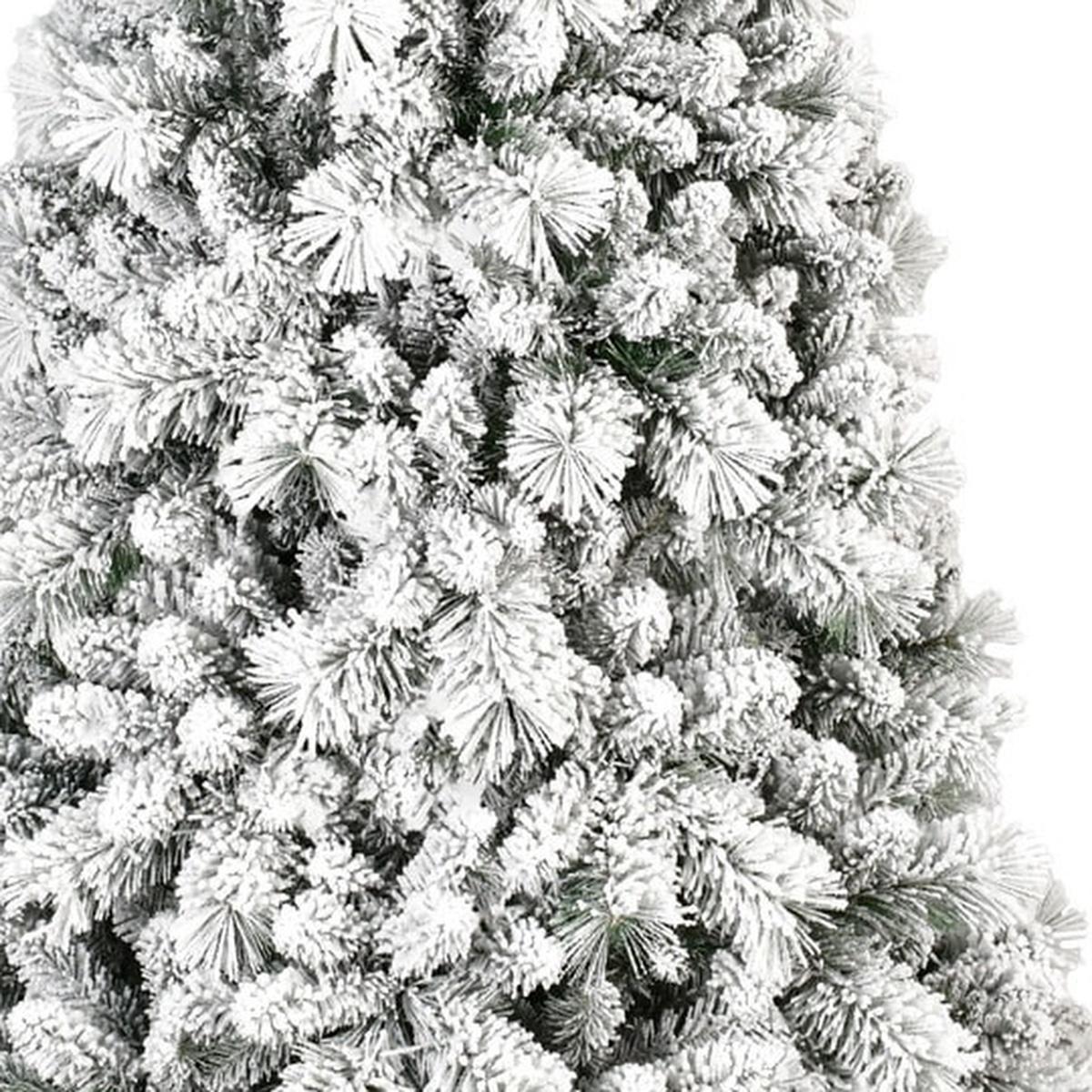 4' Full Flocked Pine Christmas Tree