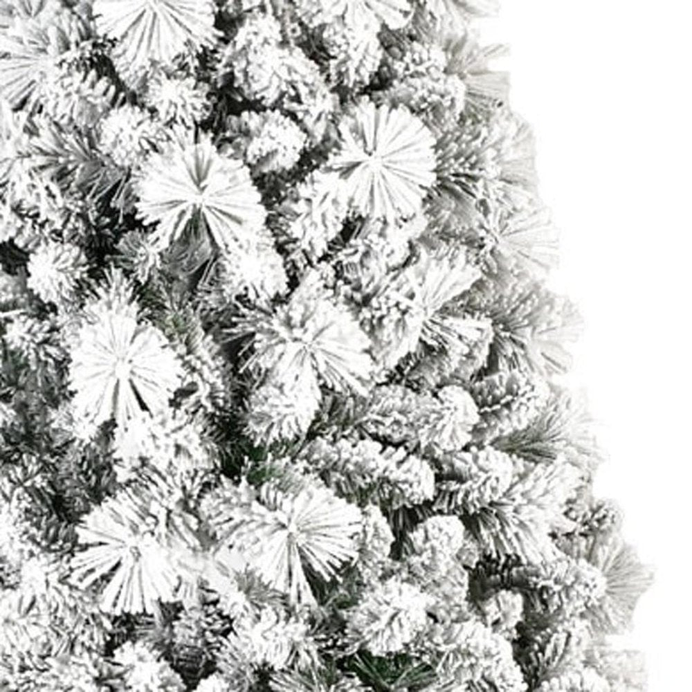6' Full Flocked Pine Christmas Tree