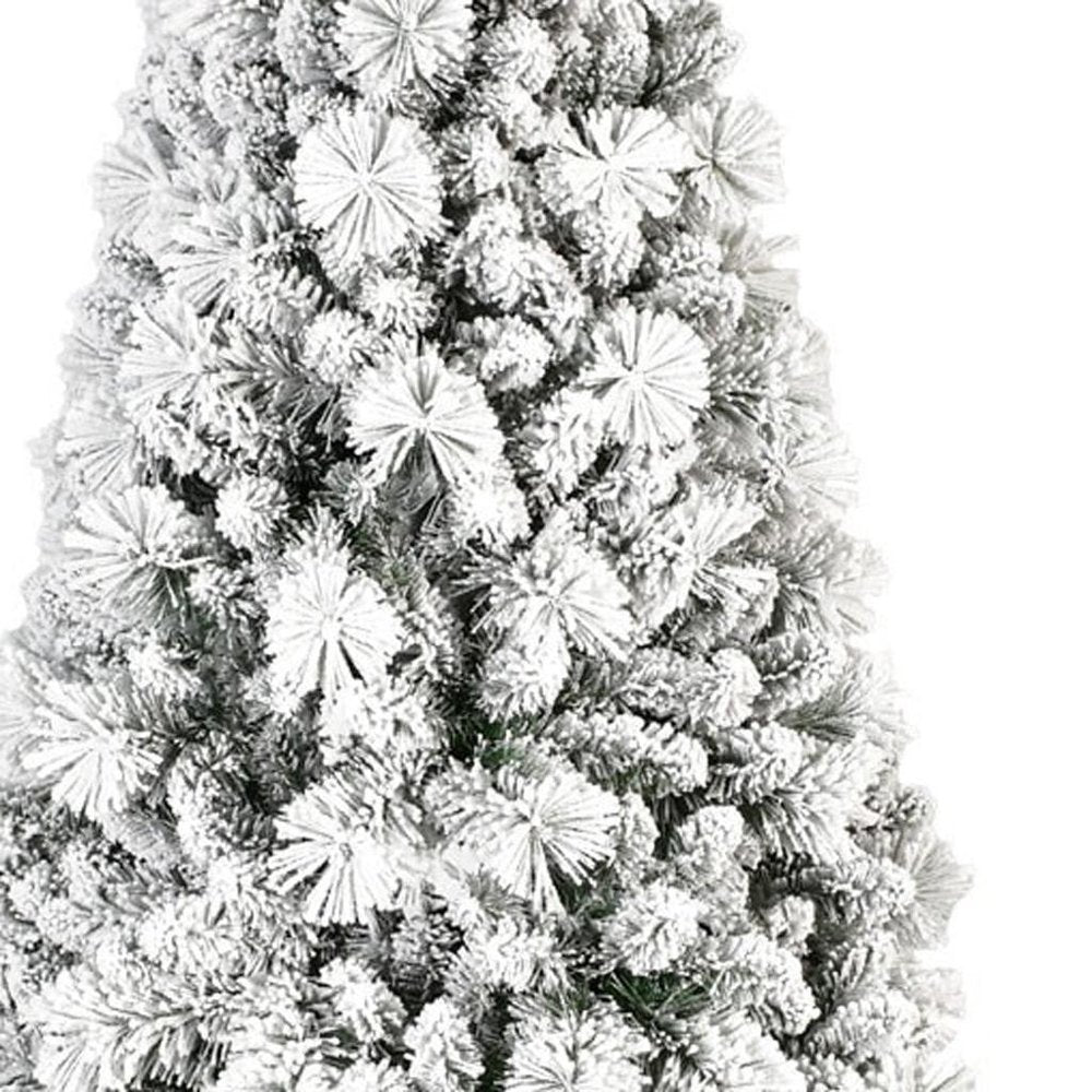 6' Full Flocked Pine Christmas Tree