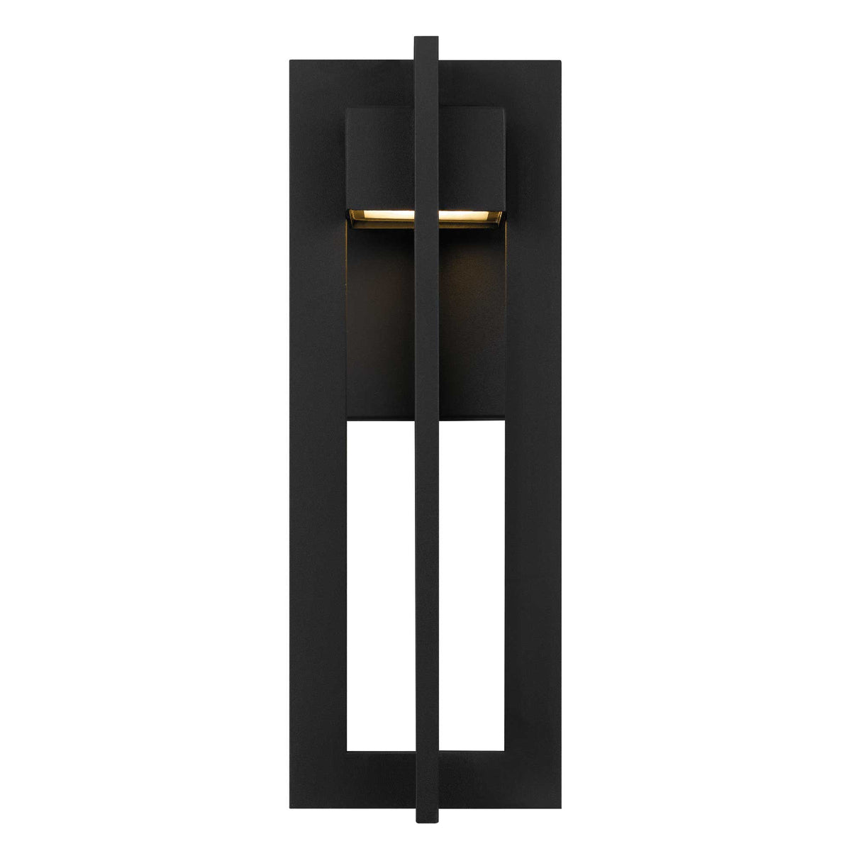 Black LED Dimmable Outdoor Hanging Light