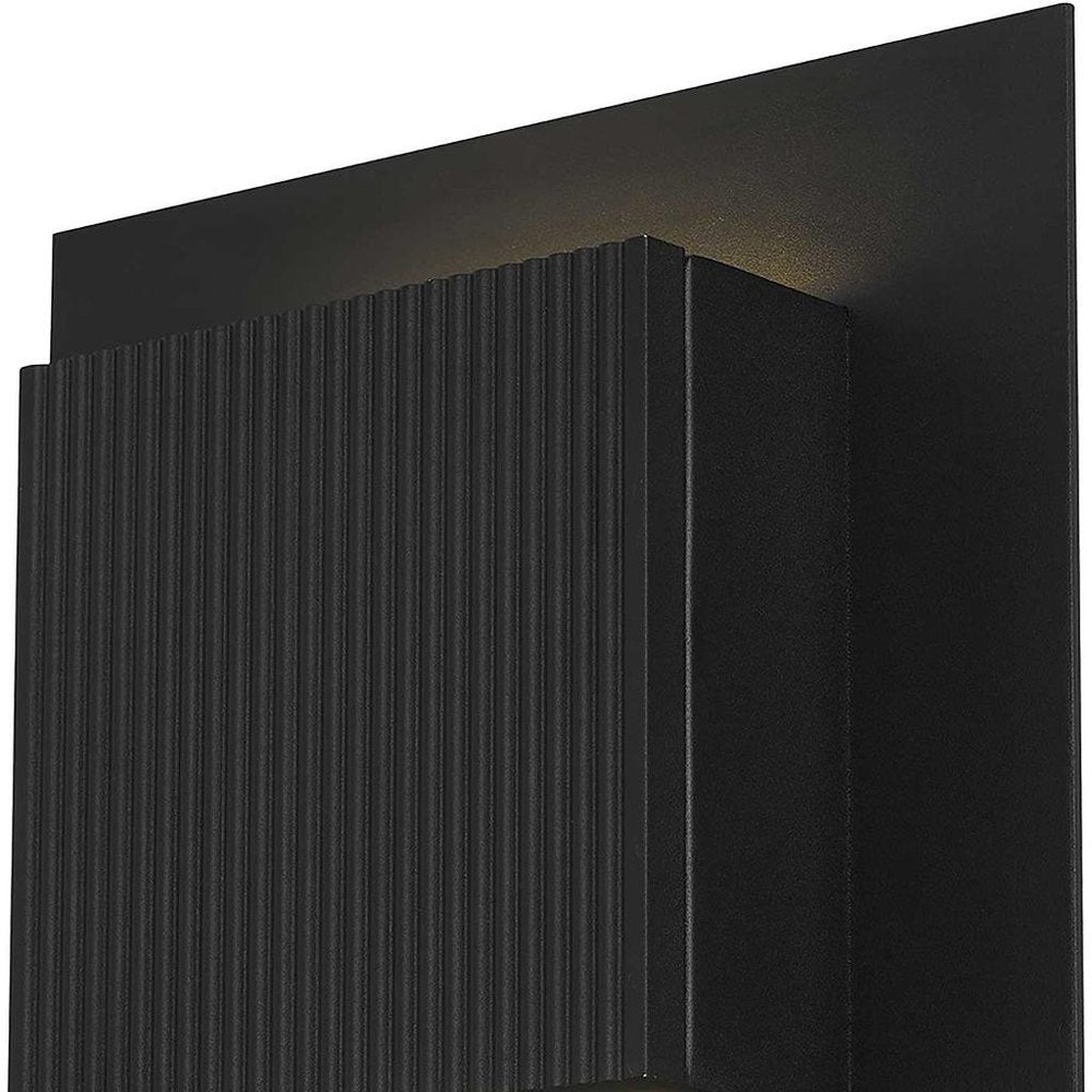 Black LED Dimmable Outdoor Hanging Light