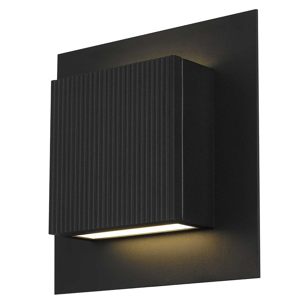 Black LED Dimmable Outdoor Hanging Light