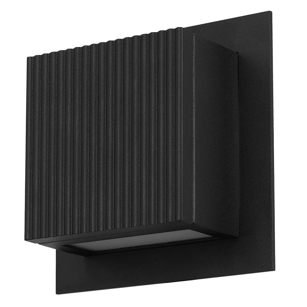 Black LED Dimmable Outdoor Hanging Light