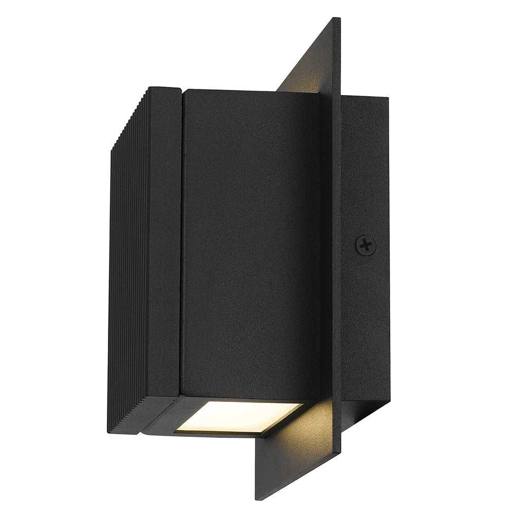 Black LED Dimmable Outdoor Hanging Light