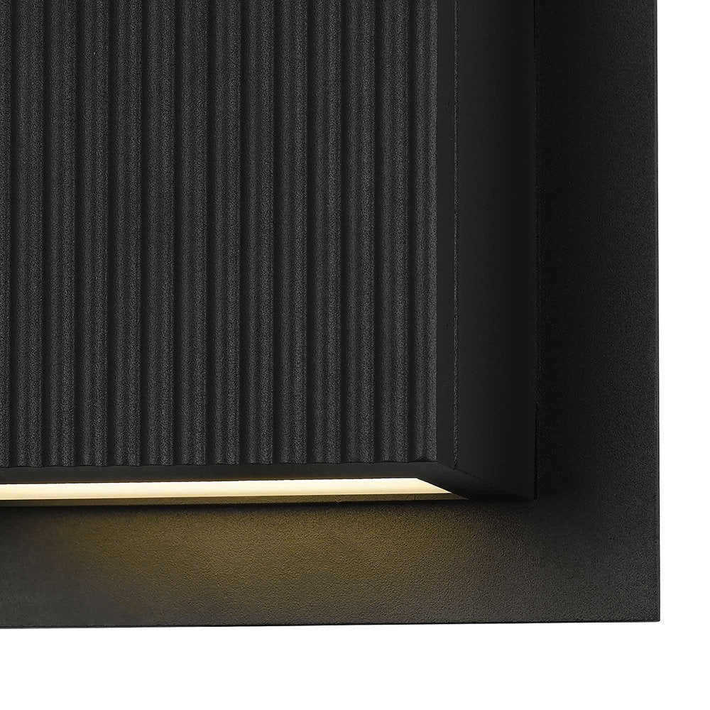 Black LED Dimmable Outdoor Hanging Light