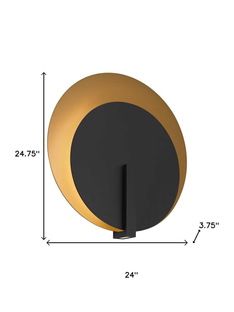Black LED Dimmable Outdoor Hanging Light