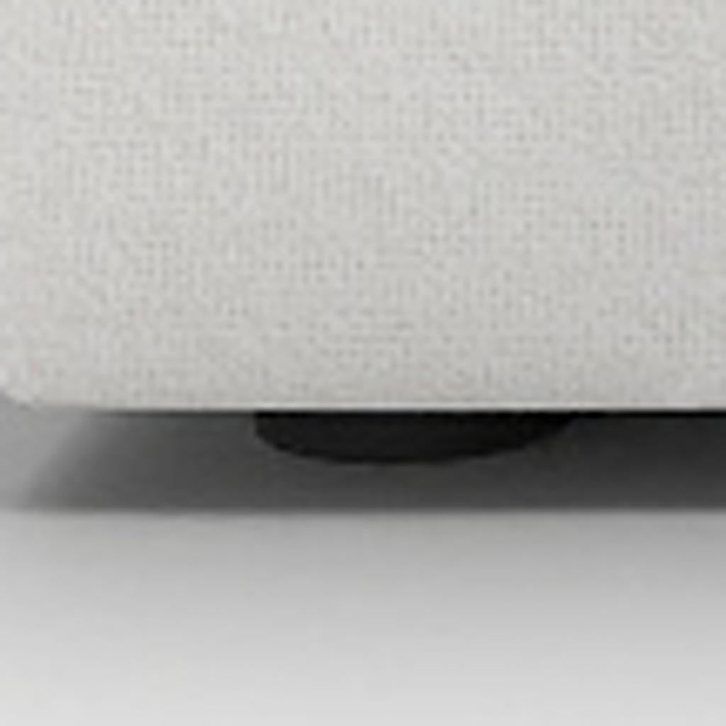 80" White Linen Blend Modular Loveseat and Toss Pillows