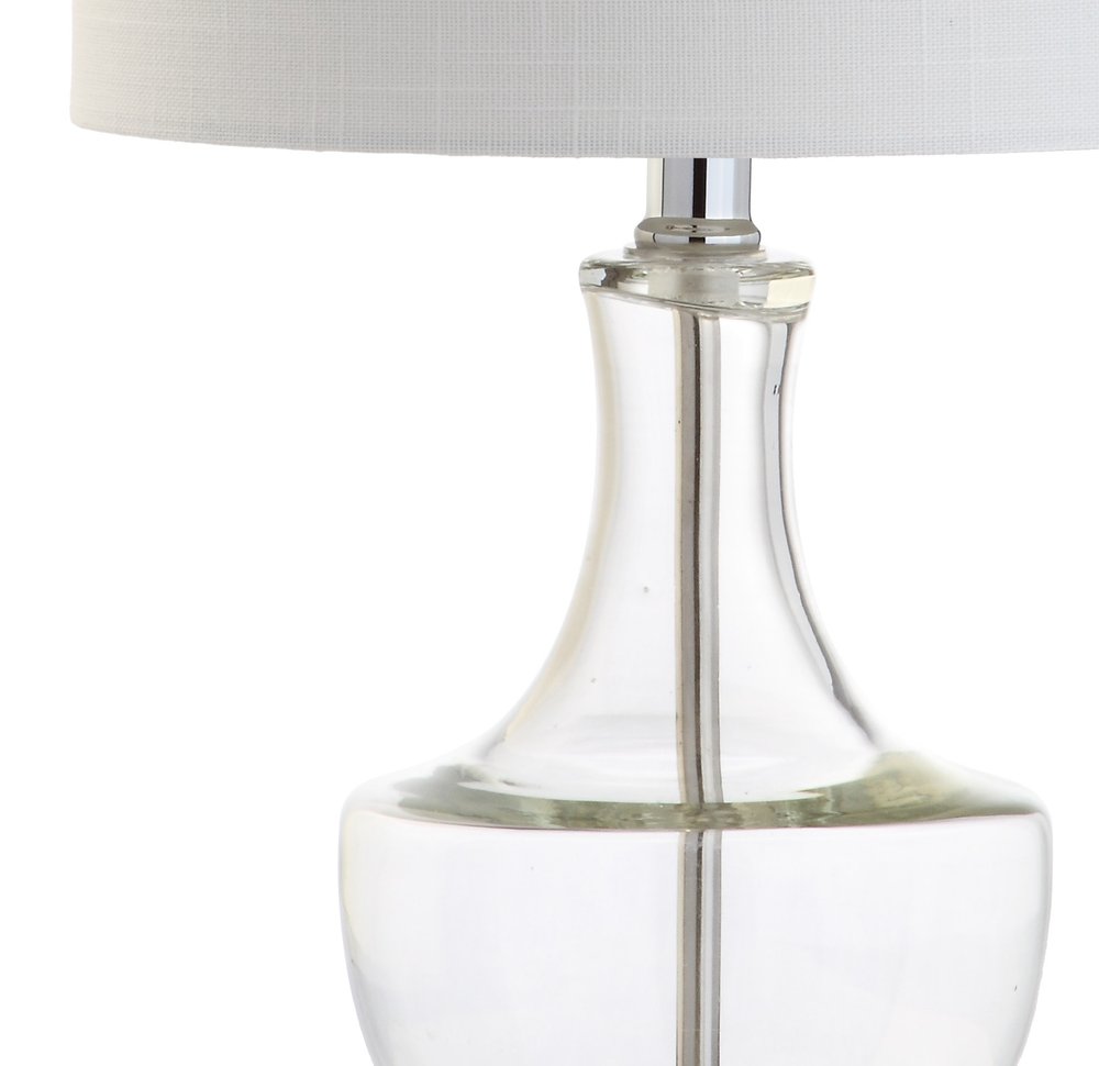 20" Silver Novelty Desk Lamp With Drum Shade