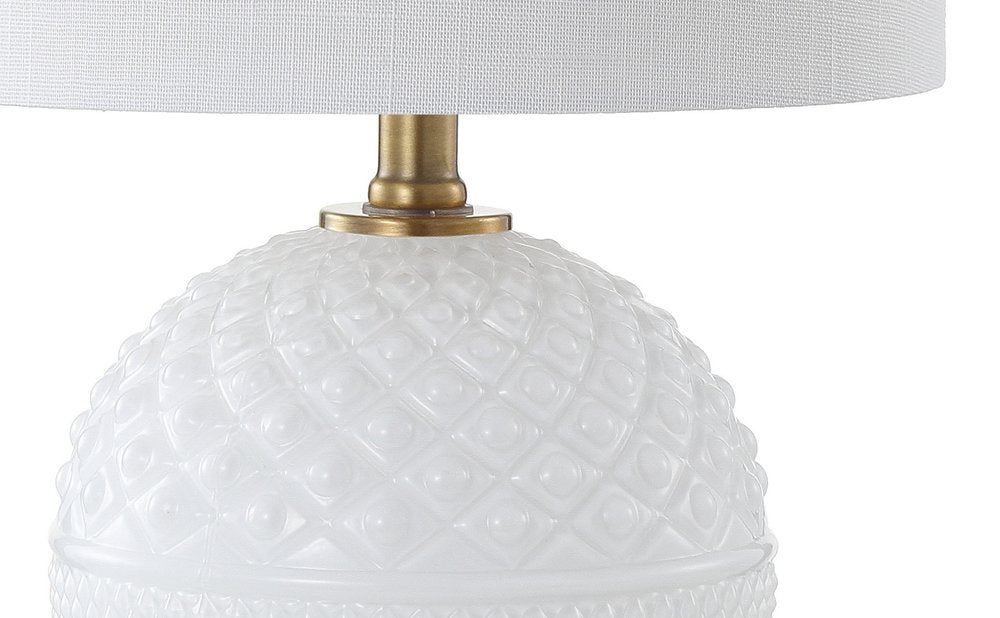 21" Gold Novelty Table Lamp With Globe Shade