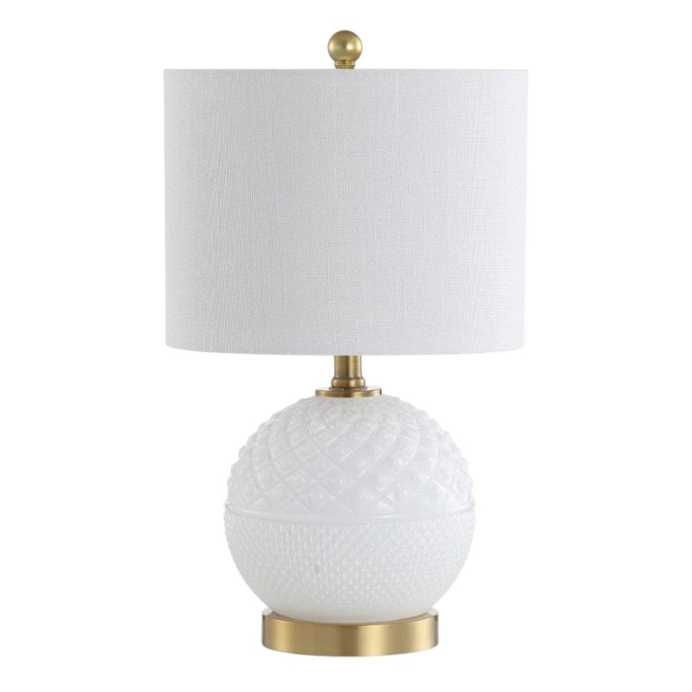 21" Gold Novelty Table Lamp With Globe Shade