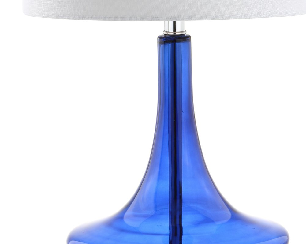 Set of Two 26" Silver Novelty Table Lamps With Drum Shades