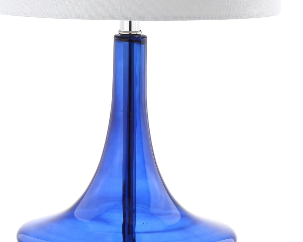 Set of Two 26" Silver Novelty Table Lamps With Drum Shades