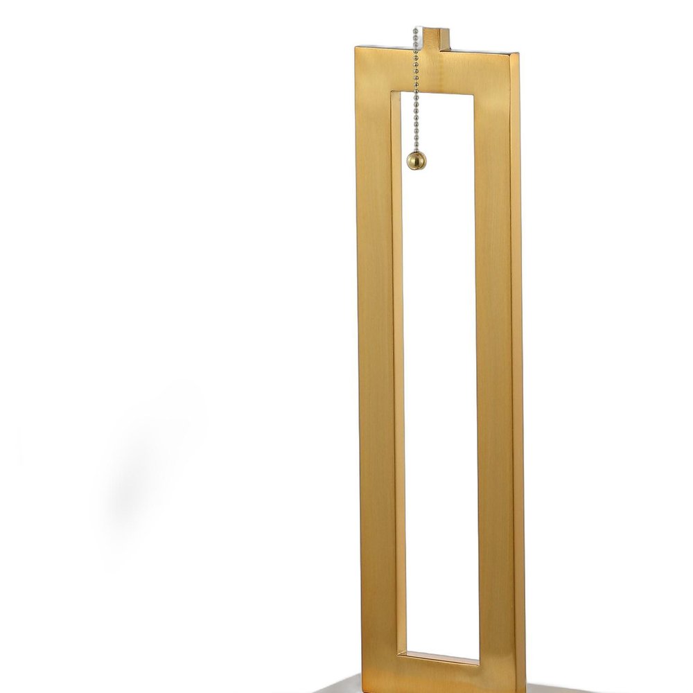 Set of Two 29" Gold Table Lamps With Shades