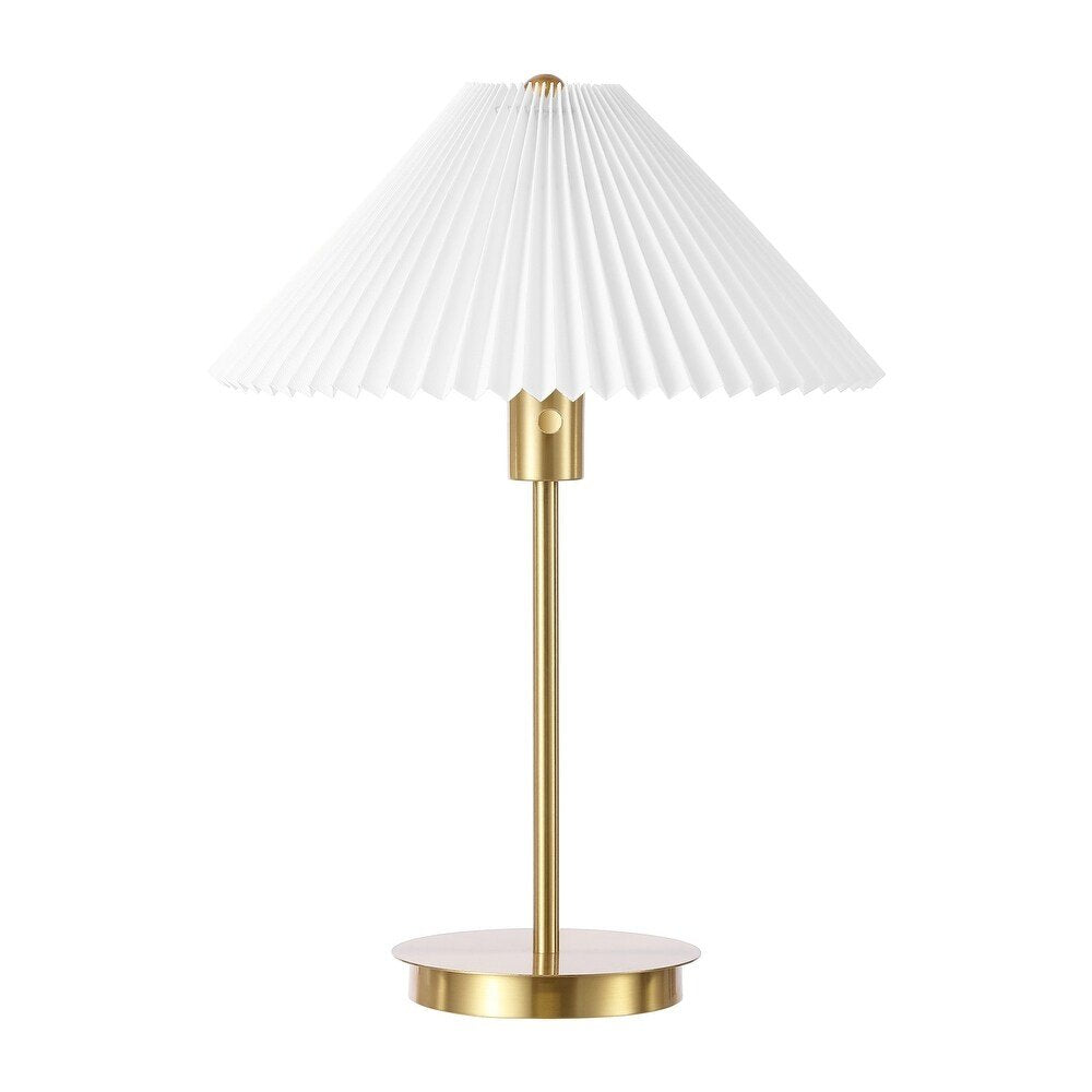 21" Gold Table Lamp With Empire Shade