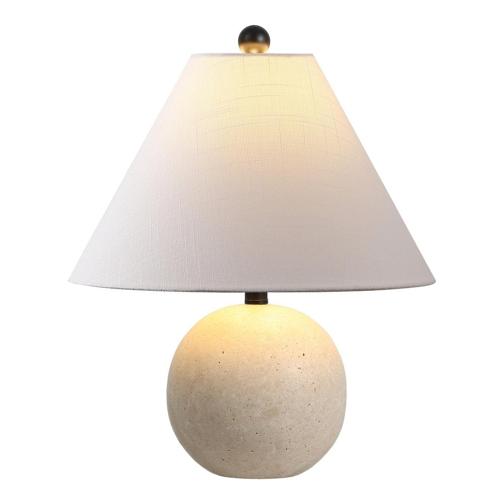 16" Beige Novelty Table Lamp With Empire Shade