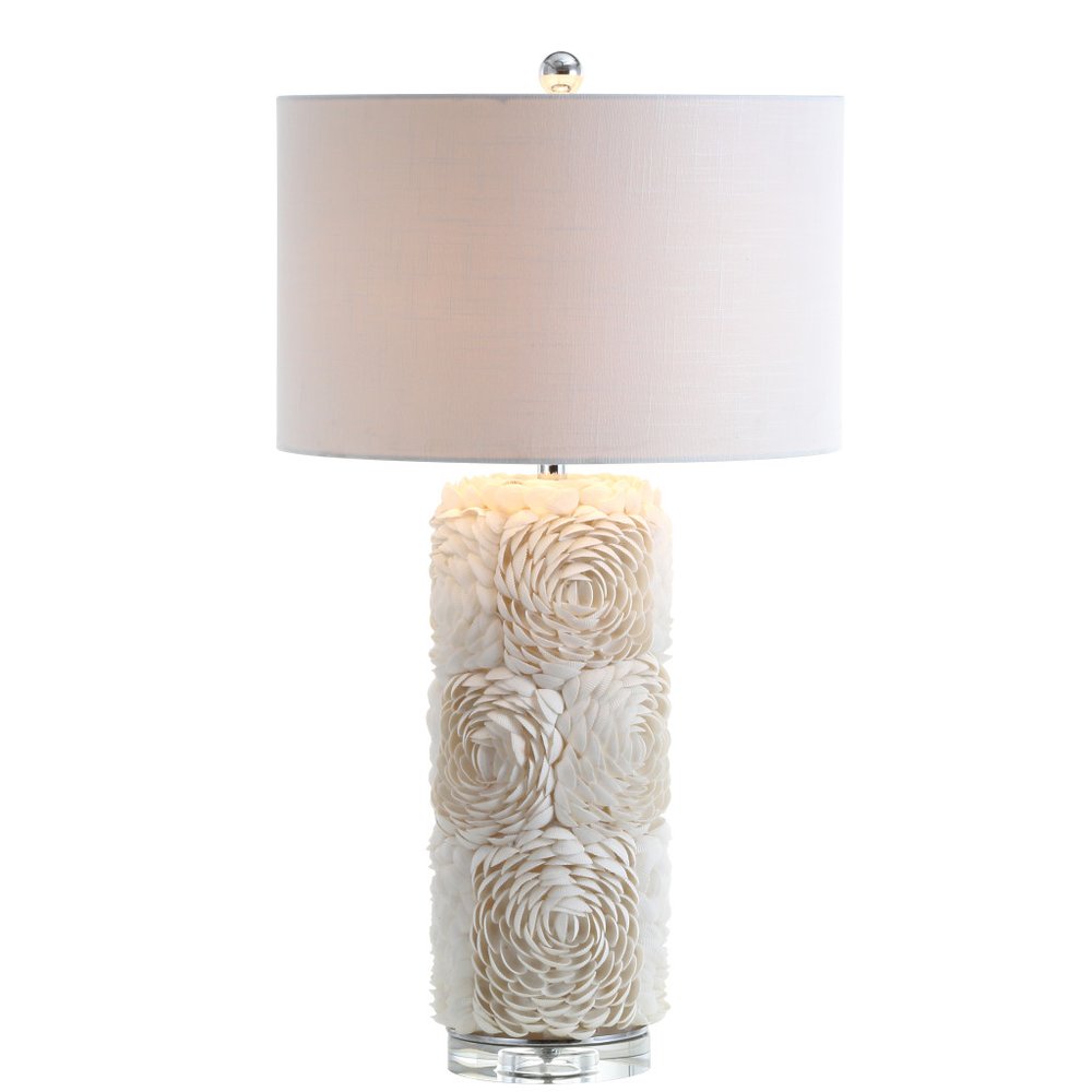 29" Clear Novelty Table Lamp With Drum Shade