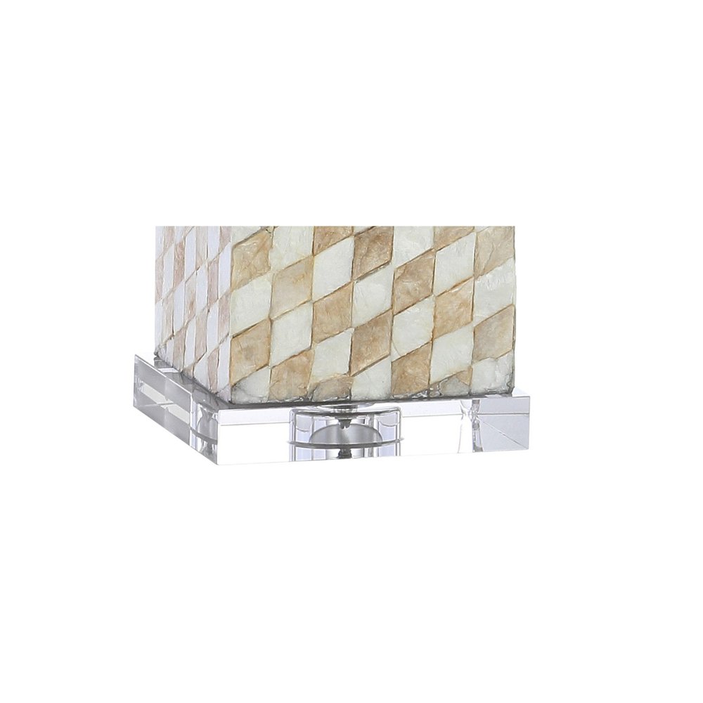 31" Clear Novelty Table Lamp With Shade