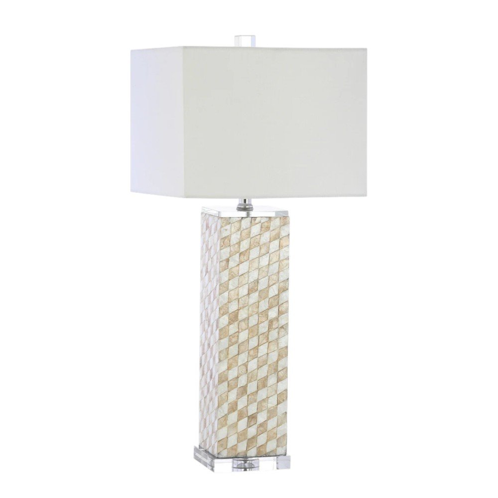 31" Clear Novelty Table Lamp With Shade