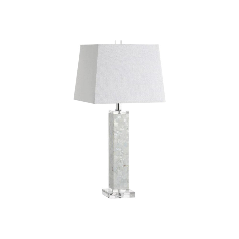 Set of Two 29" Clear Novelty Table Lamps With Shades
