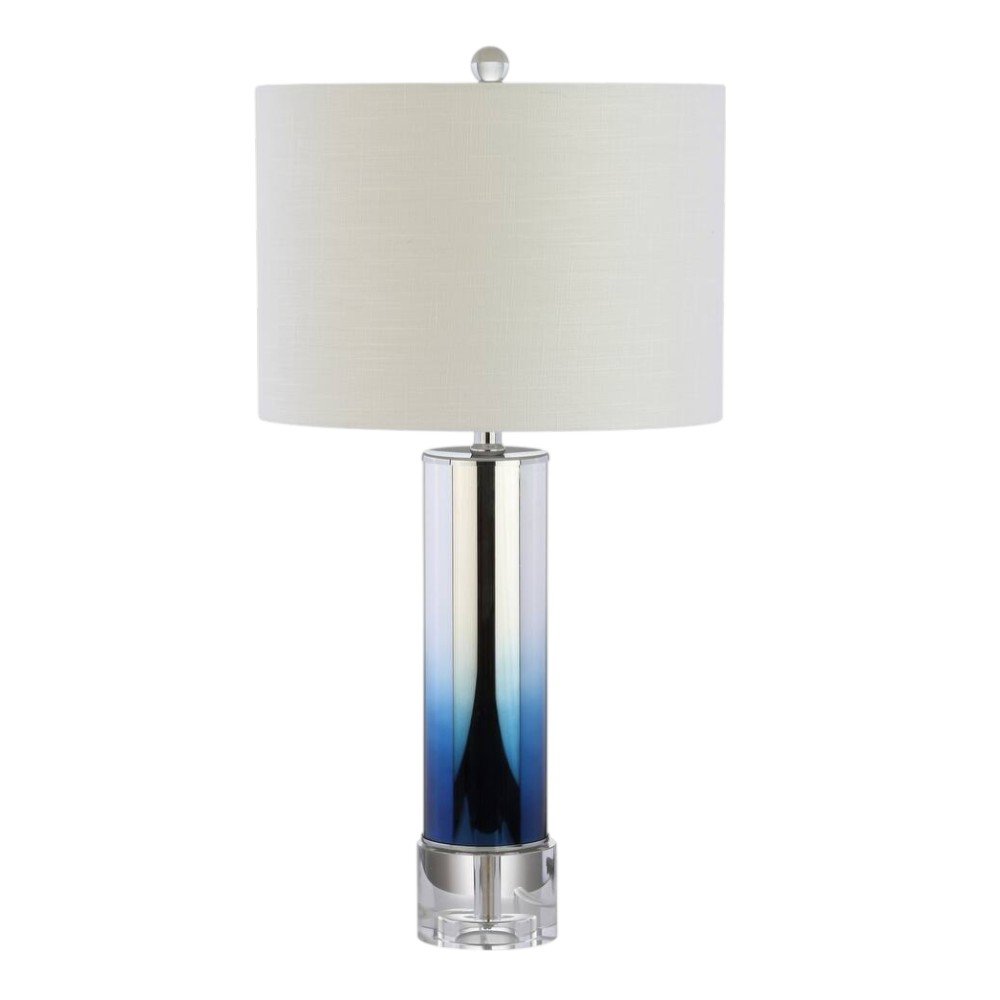 27" Clear Novelty Table Lamp With Drum Shade