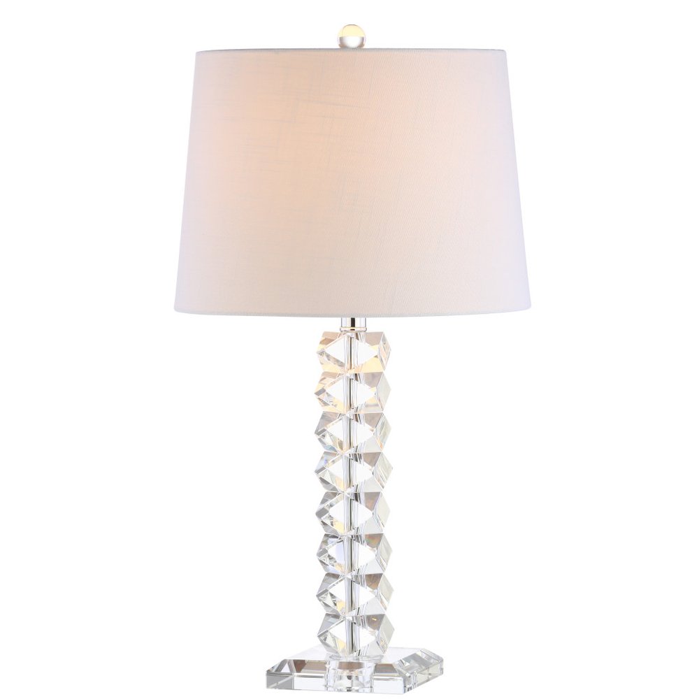 26" Clear Novelty Table Lamp With Drum Shade