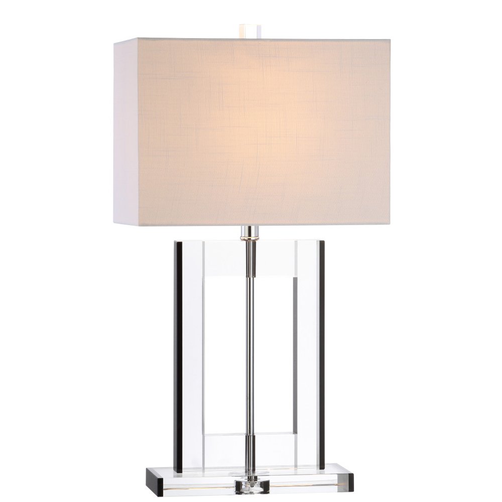 26" Clear Novelty Table Lamp With Drum Shade