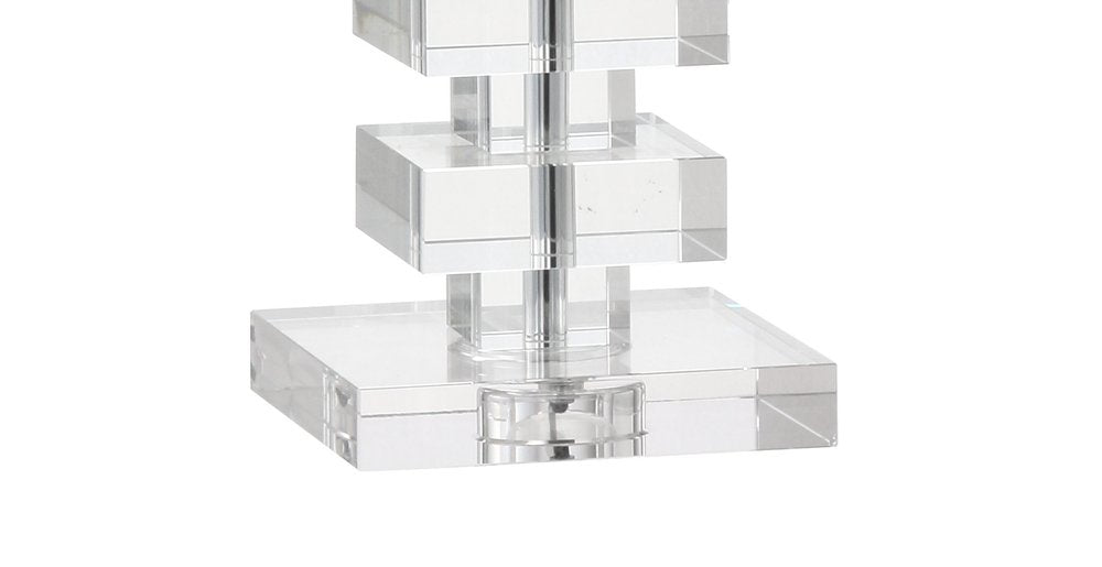 28" Clear Novelty Table Lamp With Shade