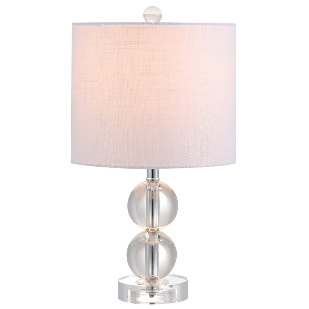 18" Clear Novelty Table Lamp With Drum Shade