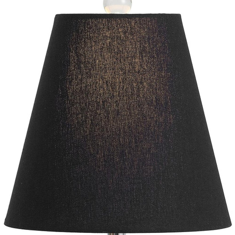 16" Clear Novelty Table Lamp With Empire Shade