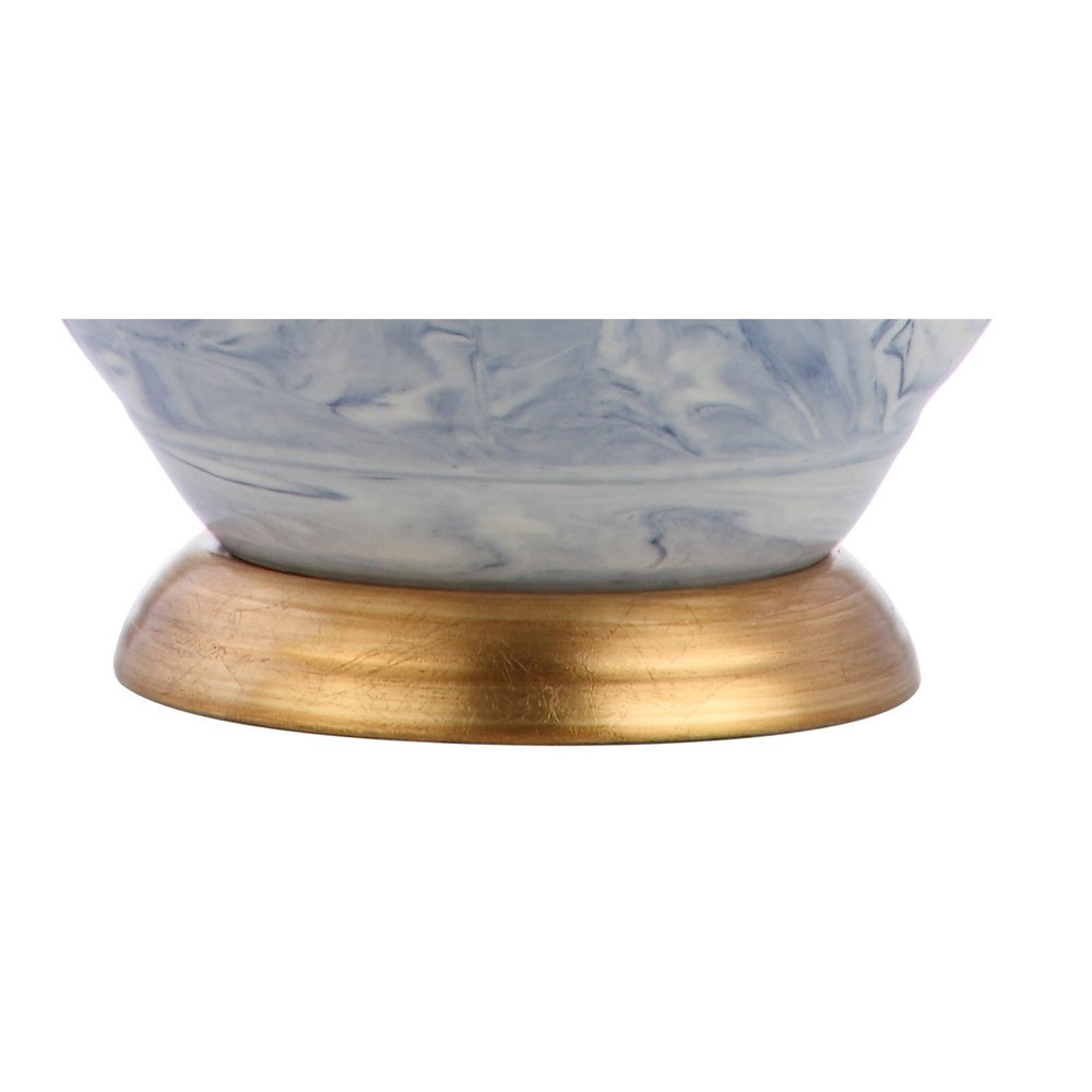 21" Gold Novelty Table Lamp With Empire Shade