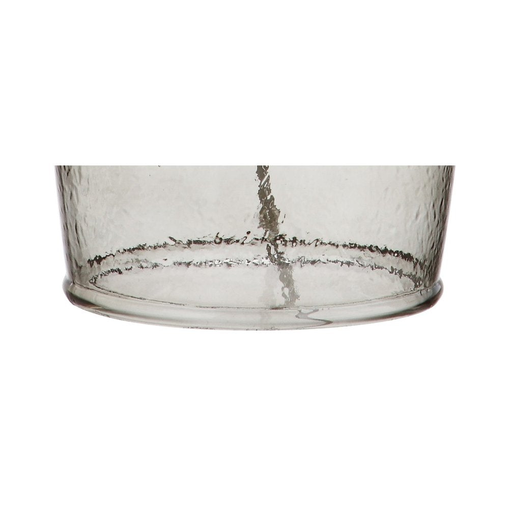 26" Clear Urn Table Lamp With Drum Shade