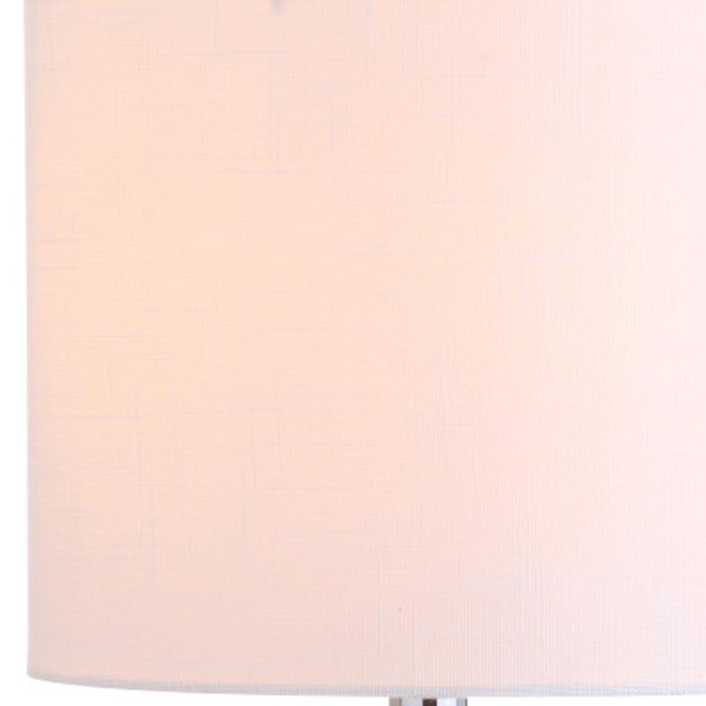 21" Pearl Novelty Table Lamp With Drum Shade