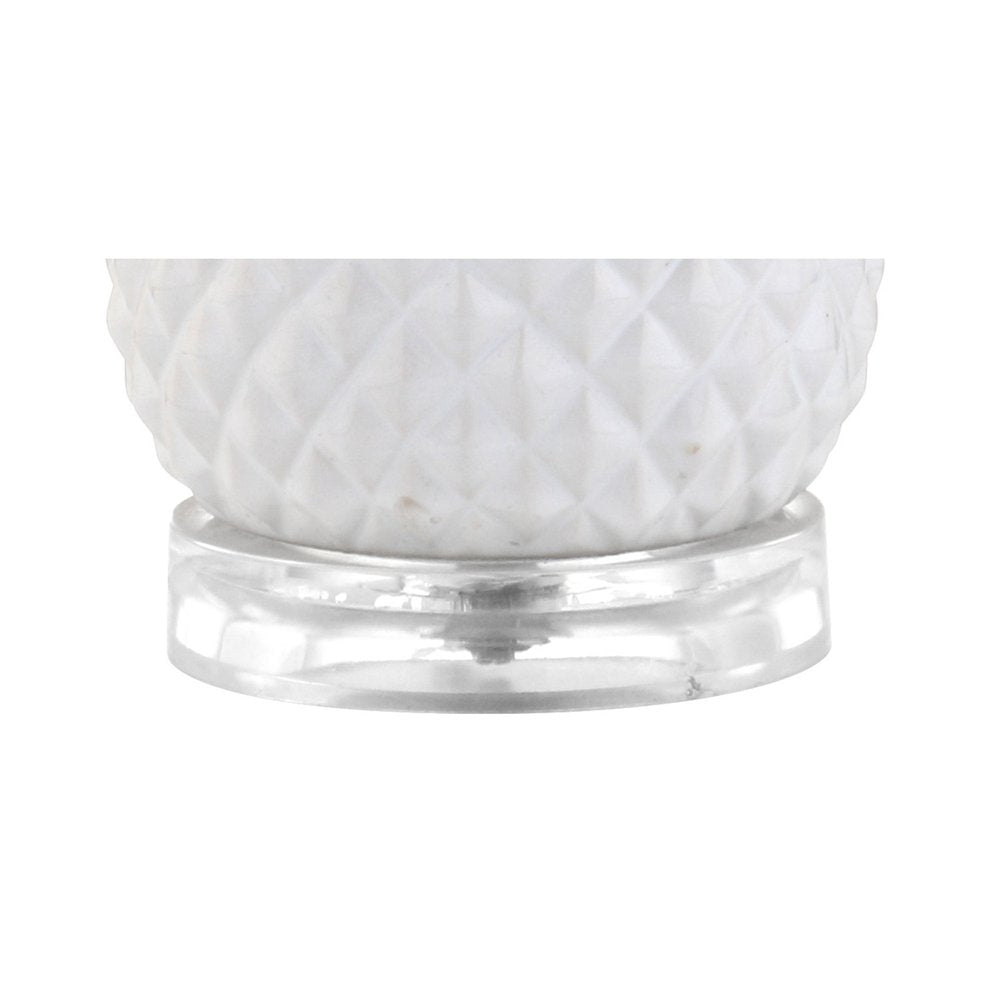 23" Clear Novelty Table Lamp With Drum Shade