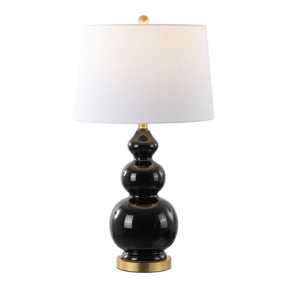 28" Gold Novelty Table Lamp With Drum Shade