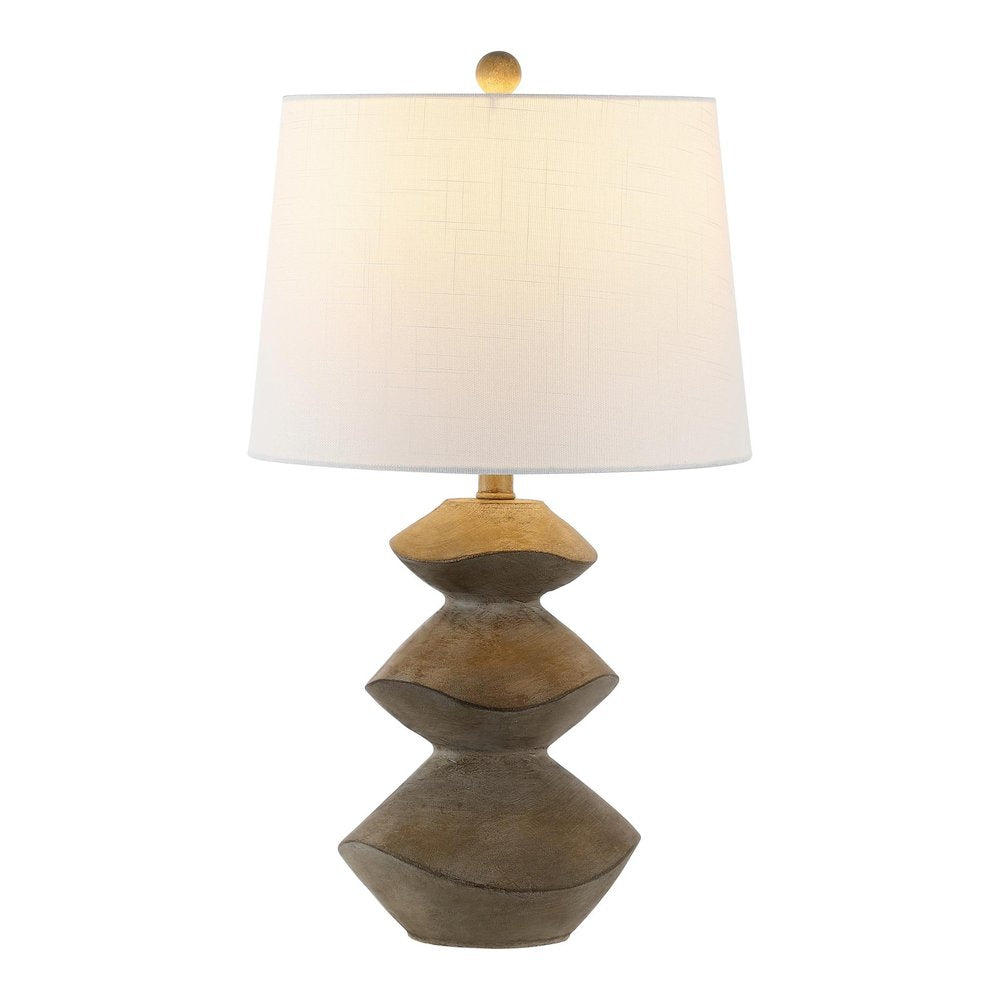 25" Clear Novelty Table Lamp With Empire Shade