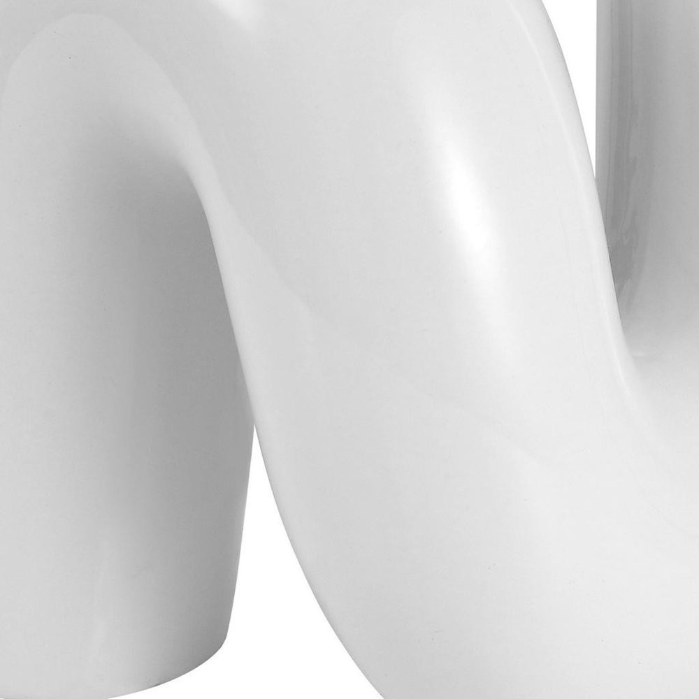 18" White Novelty Globe Lamp