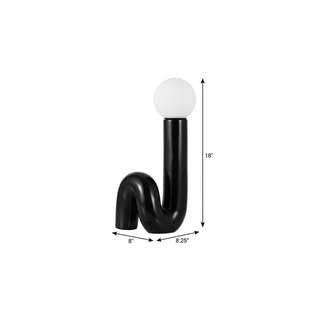 18" Clear Novelty Table Lamp