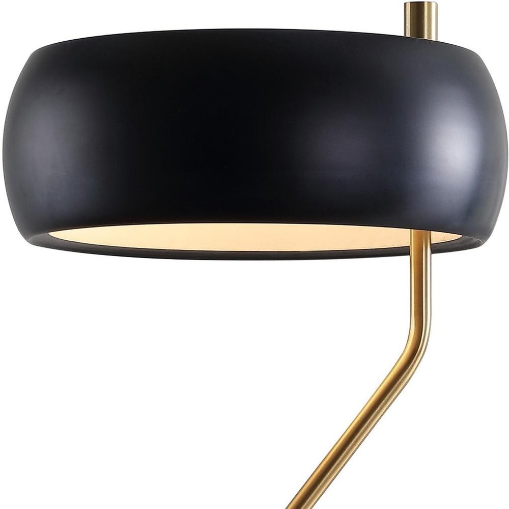 23" Gold Novelty Table Lamp With Globe Shade