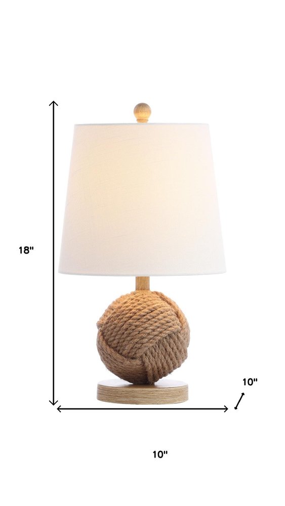 18" Clear Novelty Table Lamp With Globe Shade