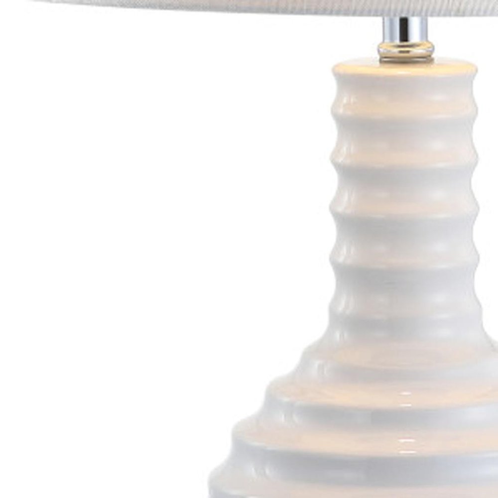 30" Clear Novelty Table Lamp With Globe Shade