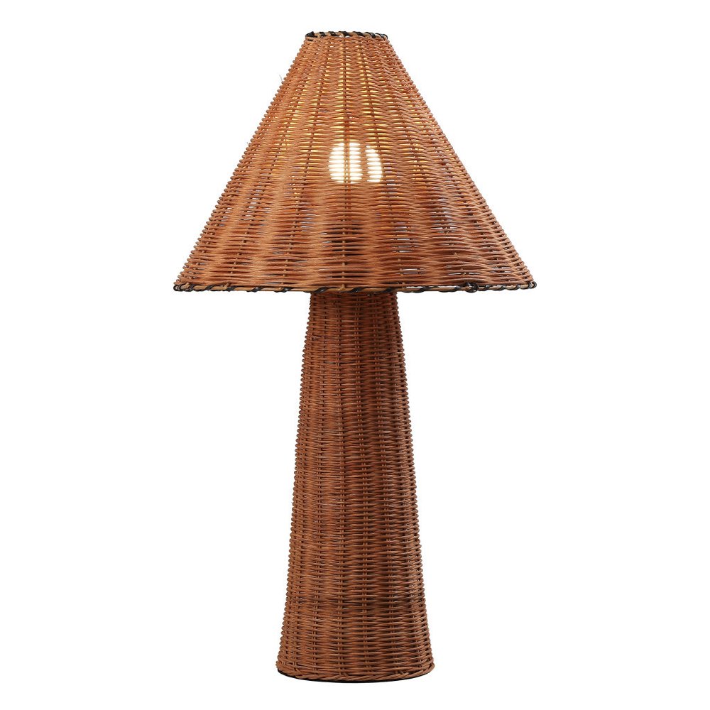 27" Clear Lantern Table Lamp With Empire Shade