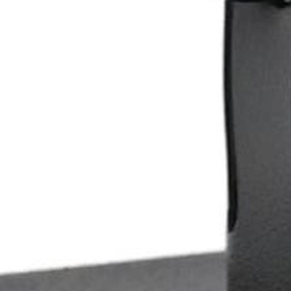 7" Black Metal Tabletop Lantern Candle Holder